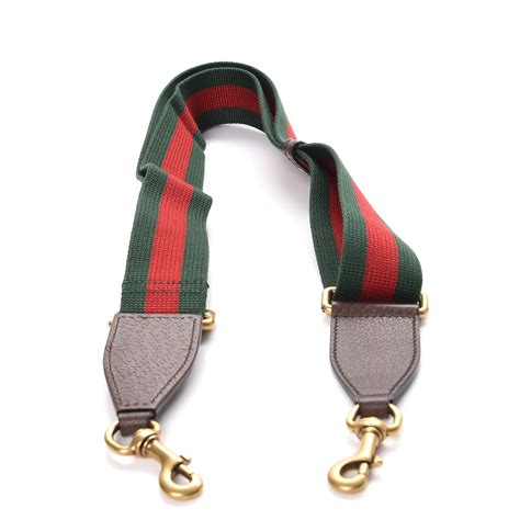 green and red gucci strap|Gucci strap only.